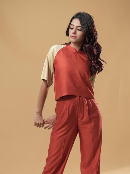 Vitamin C Top Pant Co Ord Set