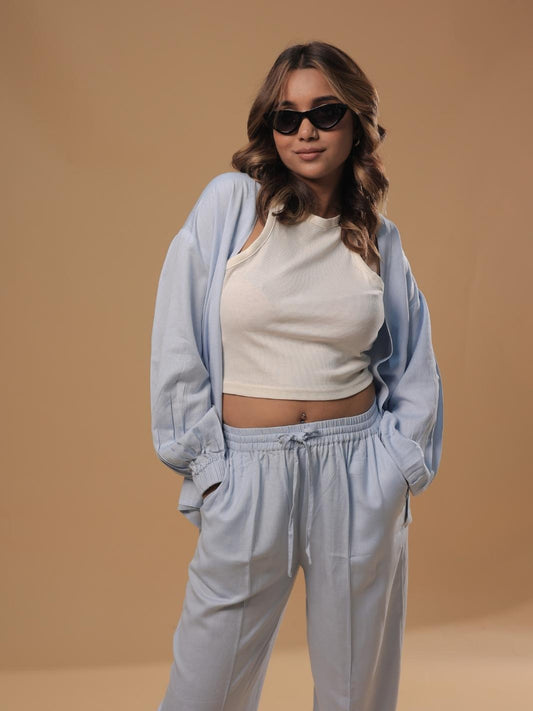 I'm Cold Shrug Pant Co ord Set